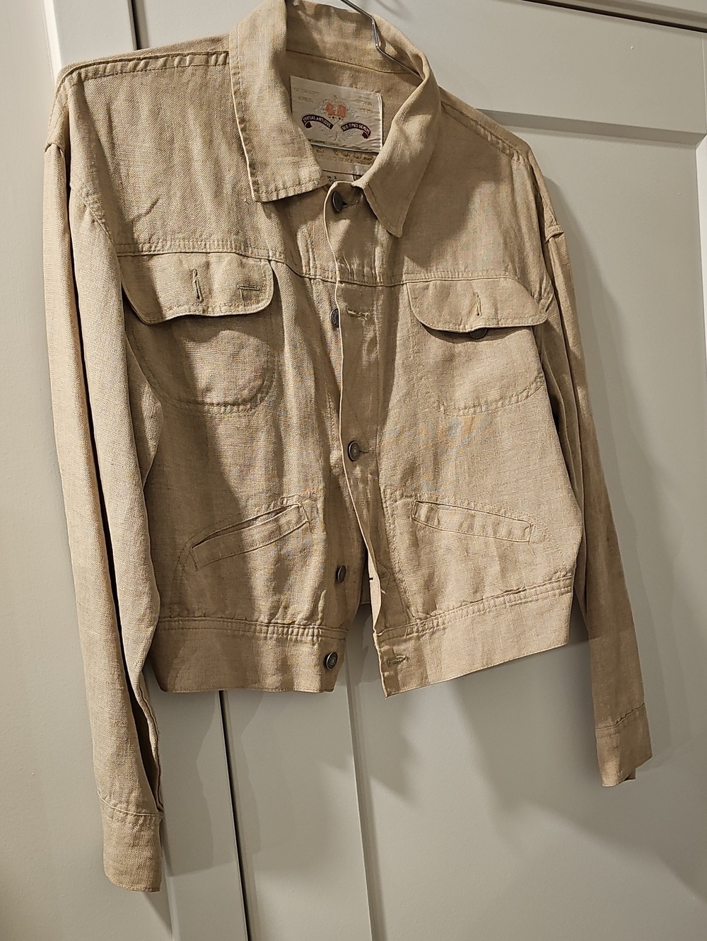 ET VOUS Womans Linen Jacket